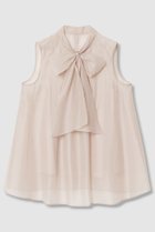 【アナイ/ANAYI】のオーガンリボンボウタイ ブラウス 人気、トレンドファッション・服の通販 founy(ファニー) ファッション Fashion レディースファッション WOMEN トップス・カットソー Tops/Tshirt キャミソール / ノースリーブ No Sleeves シャツ/ブラウス Shirts/Blouses エレガント 上品 Elegant オーガンジー Organdy キャミソール Camisole シアー Sheer ノースリーブ No Sleeve フェミニン Feminine フロント Front リボン Ribbon リラックス Relax NEW・新作・新着・新入荷 New Arrivals thumbnail ピンクベージュ|ID: prp329100004573022 ipo3291000000032363368
