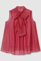 【アナイ/ANAYI】のオーガンリボンボウタイ ブラウス 人気、トレンドファッション・服の通販 founy(ファニー) ファッション Fashion レディースファッション WOMEN トップス・カットソー Tops/Tshirt キャミソール / ノースリーブ No Sleeves シャツ/ブラウス Shirts/Blouses エレガント 上品 Elegant オーガンジー Organdy キャミソール Camisole シアー Sheer ノースリーブ No Sleeve フェミニン Feminine フロント Front リボン Ribbon リラックス Relax NEW・新作・新着・新入荷 New Arrivals thumbnail レッド|ID: prp329100004573022 ipo3291000000032363369