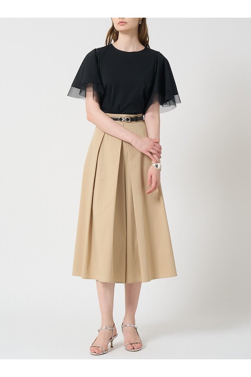 【アナイ/ANAYI】のストレッチブロードタックフレアパンツ 人気、トレンドファッション・服の通販 founy(ファニー) 　ファッション　Fashion　レディースファッション　WOMEN　パンツ　Pants　ストレッチ　Stretch　フレア　Flare　ブロード　Broad　NEW・新作・新着・新入荷　New Arrivals　other-7|ID: prp329100004573026 ipo3291000000032363402