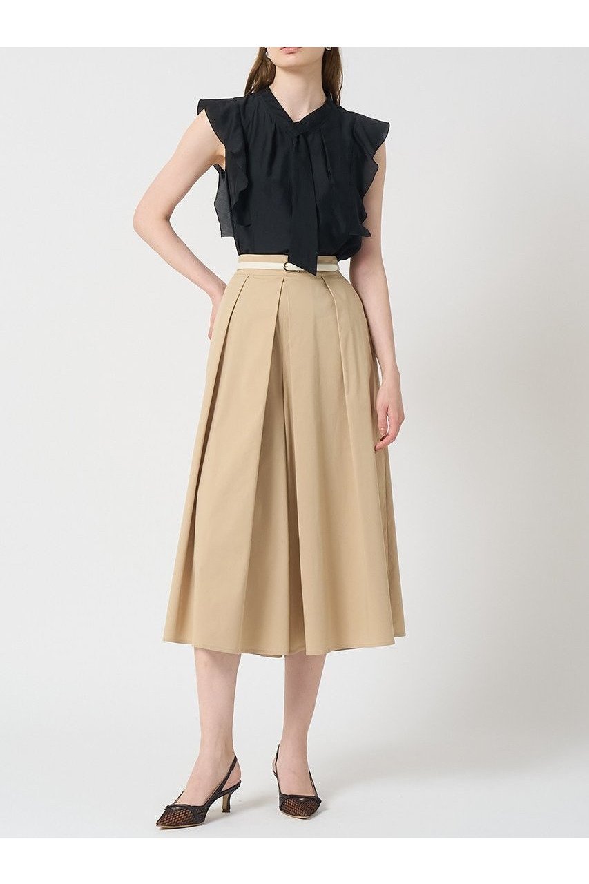 【アナイ/ANAYI】のストレッチブロードタックフレアパンツ 人気、トレンドファッション・服の通販 founy(ファニー) 　ファッション　Fashion　レディースファッション　WOMEN　パンツ　Pants　ストレッチ　Stretch　フレア　Flare　ブロード　Broad　NEW・新作・新着・新入荷　New Arrivals　other-8|ID: prp329100004573026 ipo3291000000032363404