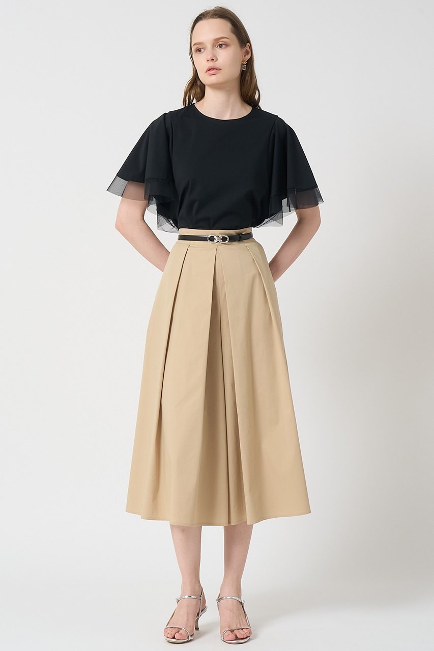 【アナイ/ANAYI】のストレッチブロードタックフレアパンツ 人気、トレンドファッション・服の通販 founy(ファニー) 　ファッション　Fashion　レディースファッション　Fashion for Women　パンツ　Pants & Trousers　ストレッチ　Stretch, Stretchy Fabric　フレア　Flare, Flared　ブロード　Broadcloth, Fine Cotton　再入荷　Restock / Back in Stock　other-6|ID: prp329100004573026 ipo3291000000035053332