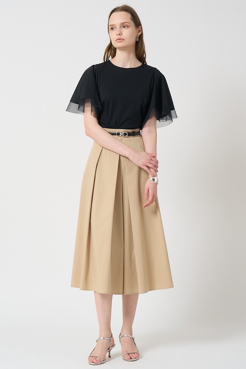 【アナイ/ANAYI】のストレッチブロードタックフレアパンツ 人気、トレンドファッション・服の通販 founy(ファニー) 　ファッション　Fashion　レディースファッション　Fashion for Women　パンツ　Pants & Trousers　ストレッチ　Stretch, Stretchy Fabric　フレア　Flare, Flared　ブロード　Broadcloth, Fine Cotton　再入荷　Restock / Back in Stock　other-7|ID: prp329100004573026 ipo3291000000035053333