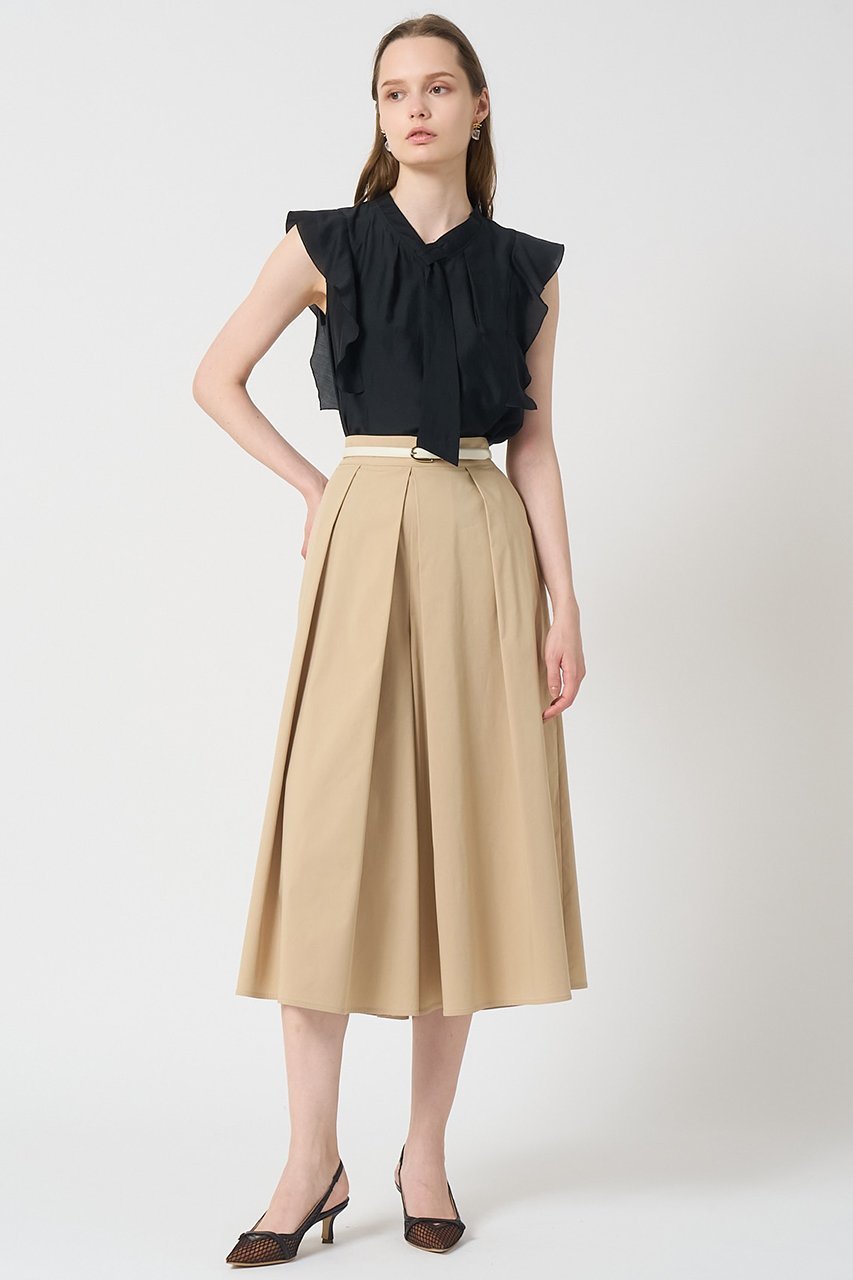 【アナイ/ANAYI】のストレッチブロードタックフレアパンツ 人気、トレンドファッション・服の通販 founy(ファニー) 　ファッション　Fashion　レディースファッション　Fashion for Women　パンツ　Pants & Trousers　ストレッチ　Stretch, Stretchy Fabric　フレア　Flare, Flared　ブロード　Broadcloth, Fine Cotton　再入荷　Restock / Back in Stock　other-8|ID: prp329100004573026 ipo3291000000035053334