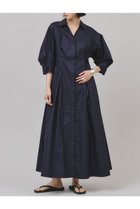 【カレンソロジー/Curensology】のタックシャツワンピース ネイビー|ID:prp329100004573031
