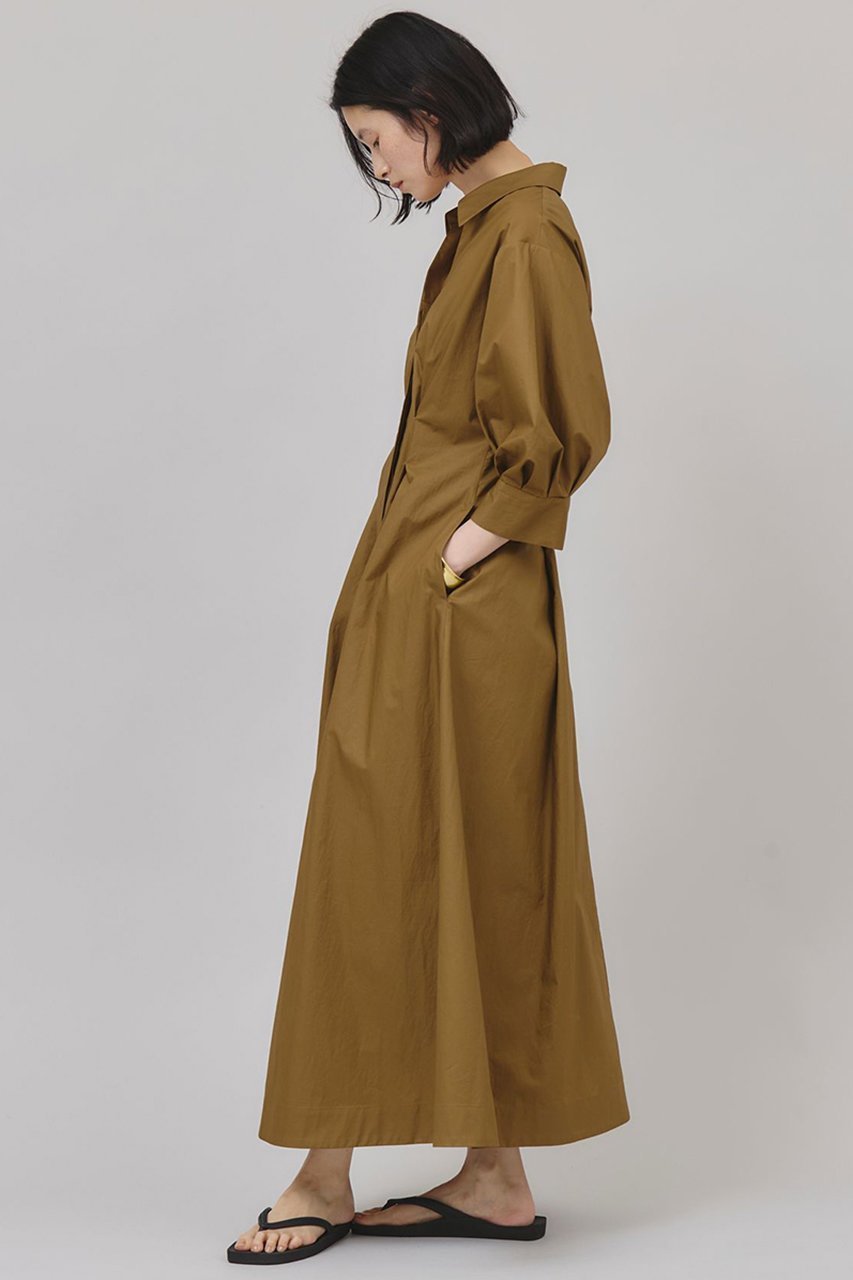 【カレンソロジー/Curensology】のタックシャツワンピース 人気、トレンドファッション・服の通販 founy(ファニー) 　ファッション　Fashion　レディースファッション　Fashion for Women　ワンピース　Dresses　シャツワンピース / 1枚で着映えコーデ　Shirt Dresses　チュニック　Tunic Tops & Dresses　サンダル　Sandals, Summer Shoes　シェイプ　Shape, Slim Fit　チュニック　Tunic, Long Top　ロング　Long, Long-Length　other-3|ID: prp329100004573031 ipo3291000000035311066