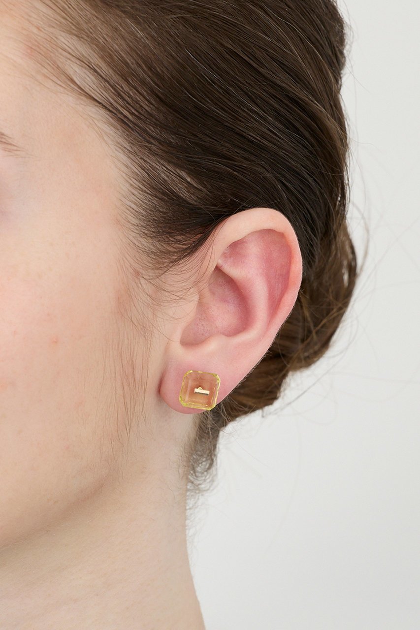 【ヒロタカ/Hirotaka】の【Bird of Paradise】Naked Square Stone Stud ピアス(片耳用) 人気、トレンドファッション・服の通販 founy(ファニー) 　ファッション　Fashion　レディースファッション　WOMEN　ジュエリー　Jewelry　リング　Rings　イヤリング　Earrings　2025年　2025　イヤリング　Earrings　片耳　One Ear　A/W・秋冬　Aw・Autumn/Winter・Fw・Fall-Winter　other-2|ID: prp329100004573038 ipo3291000000032363585