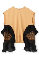 【アドーア/ADORE】のクロシェドッキングブラウス 人気、トレンドファッション・服の通販 founy(ファニー) ファッション Fashion レディースファッション Fashion for Women トップス・カットソー Cut & Sew Tops キャミソール&ノースリーブ Camisoles & Sleeveless Tops シャツ・ブラウス・オフィスカジュアル Elegant Blouses & Button-Ups セットアップ Set-Up, Coordinated Outfit ノースリーブ Sleeveless, No-Sleeve ラッフル Ruffle, Frill 再入荷 Restock / Back in Stock thumbnail ベージュ|ID: prp329100004573061 ipo3291000000034988965