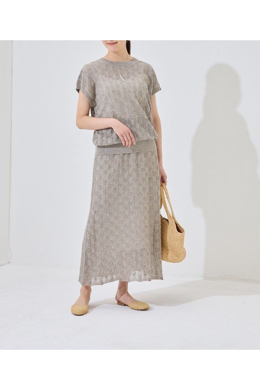 【プリスティン/PRISTINE】の爽ヤクレーシーニットスカート 人気、トレンドファッション・服の通販 founy(ファニー) 　ファッション　Fashion　レディースファッション　WOMEN　スカート　Skirt　レーシー　Lacey　エレガント 上品　Elegant　夏　Summer　NEW・新作・新着・新入荷　New Arrivals　透かし　Watermark　other-6|ID: prp329100004573867 ipo3291000000032375609