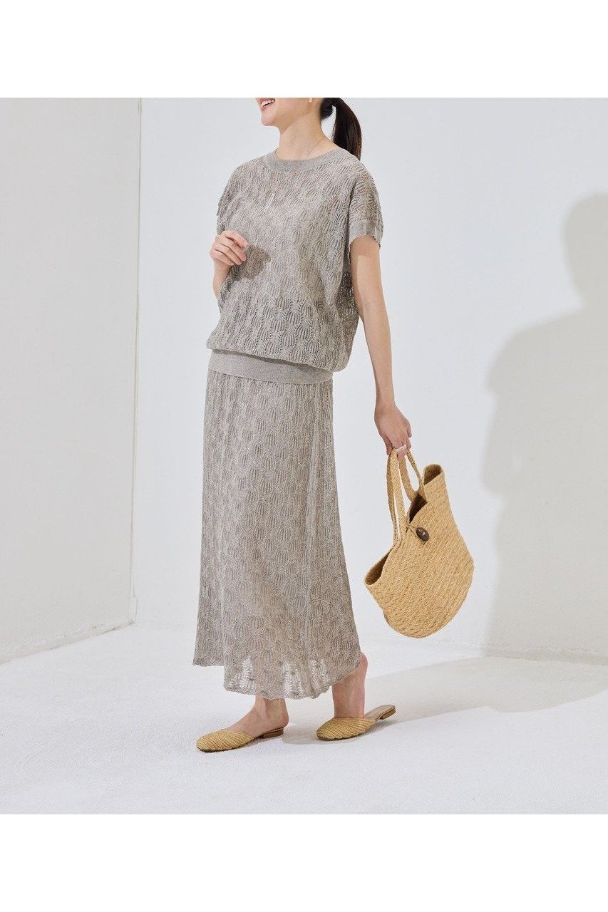 【プリスティン/PRISTINE】の爽ヤクレーシーニットスカート 人気、トレンドファッション・服の通販 founy(ファニー) 　ファッション　Fashion　レディースファッション　WOMEN　スカート　Skirt　レーシー　Lacey　エレガント 上品　Elegant　夏　Summer　NEW・新作・新着・新入荷　New Arrivals　透かし　Watermark　other-7|ID: prp329100004573867 ipo3291000000032375610