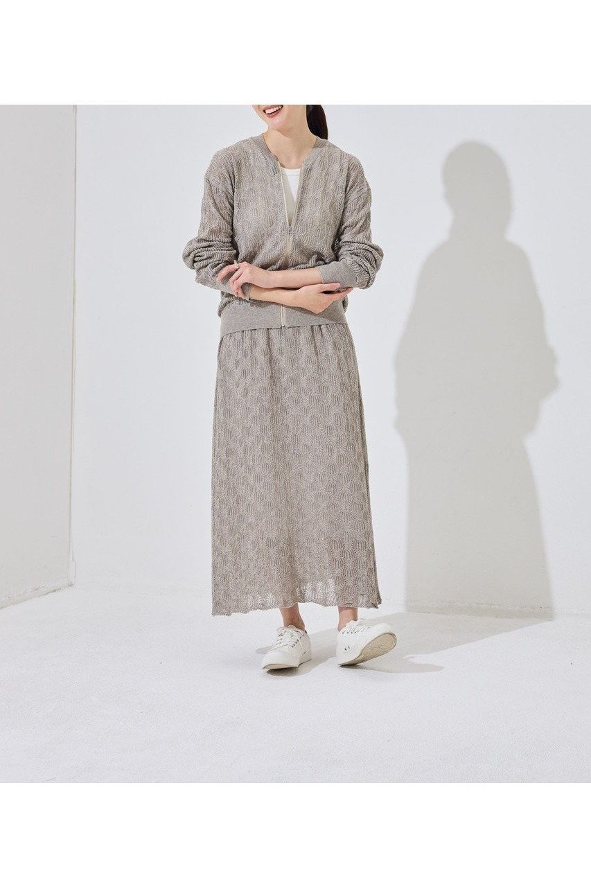 【プリスティン/PRISTINE】の爽ヤクレーシーニットブルゾン 人気、トレンドファッション・服の通販 founy(ファニー) 　ファッション　Fashion　レディースファッション　WOMEN　アウター　Coat Outerwear　ジャケット　Jackets　ブルゾン　Blouson/Jackets　ジャケット　Jacket　ブルゾン　Blouson　レーシー　Lacey　エレガント 上品　Elegant　夏　Summer　NEW・新作・新着・新入荷　New Arrivals　透かし　Watermark　other-6|ID: prp329100004573868 ipo3291000000032375618