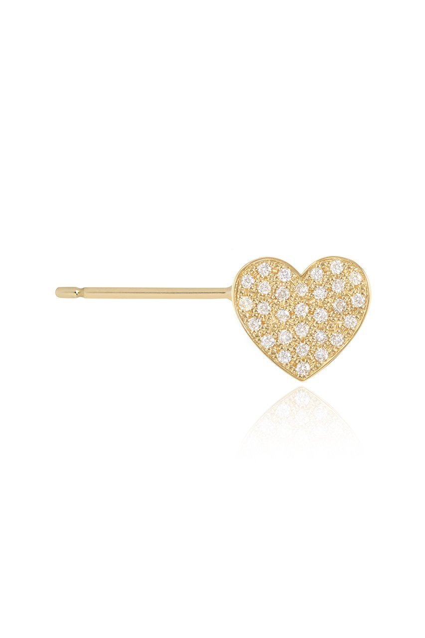 【ビジュードエム/Bijou de M】の【受注生産】リバーシブルハートピアス(片耳用) 人気、トレンドファッション・服の通販 founy(ファニー) 　ファッション　Fashion　レディースファッション　Fashion for Women　ジュエリー　Jewelry　ファッションリング　Fashion Rings　イヤリング・フープ・ドロップタイプ　Hoop, Drop & Clip Earrings　おすすめ　Recommended / Our Picks　アシンメトリー　Asymmetrical Style　イヤリング　Earrings　ダイヤモンド　Diamond, Brilliant Cut　片耳　One-Ear, Single Earring　other-3|ID: prp329100004573893 ipo3291000000035340652
