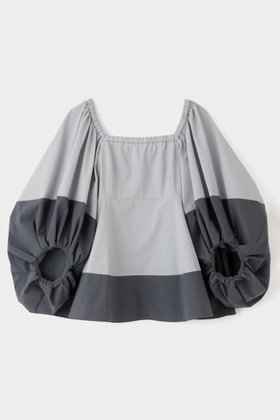 【ル フィル/LE PHIL】 SOLOTEXブロード配色ボリュームスリーブブラウス人気、トレンドファッション・服の通販 founy(ファニー) ファッション Fashion レディースファッション WOMEN トップス・カットソー Tops/Tshirt シャツ/ブラウス Shirts/Blouses ボリュームスリーブ / フリル袖 Volume Sleeve おすすめ Recommend オフショルダー Off Shoulder スリーブ Sleeve バランス Balance ビッグ Big フェミニン Feminine ブロード Broad ロング Long 定番 Standard |ID:prp329100004573899