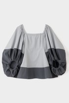 【ル フィル/LE PHIL】のSOLOTEXブロード配色ボリュームスリーブブラウス 人気、トレンドファッション・服の通販 founy(ファニー) ファッション Fashion レディースファッション Fashion for Women トップス・カットソー Cut & Sew Tops シャツ・ブラウス・オフィスカジュアル Elegant Blouses & Button-Ups ボリューム袖・フリルスリーブブラウス Voluminous & Ruffle Sleeves / Puffy Sleeve Tops おすすめ Recommended / Our Picks スリーブ Sleeve, Long Sleeve / Short Sleeve バランス Balance, Style Balance ビッグ Big, Oversized フェミニン Feminine, Girly ブロード Broadcloth, Fine Cotton ロング Long, Long-Length 定番 Standard, Basic Item thumbnail グレー|ID: prp329100004573899 ipo3291000000036071126