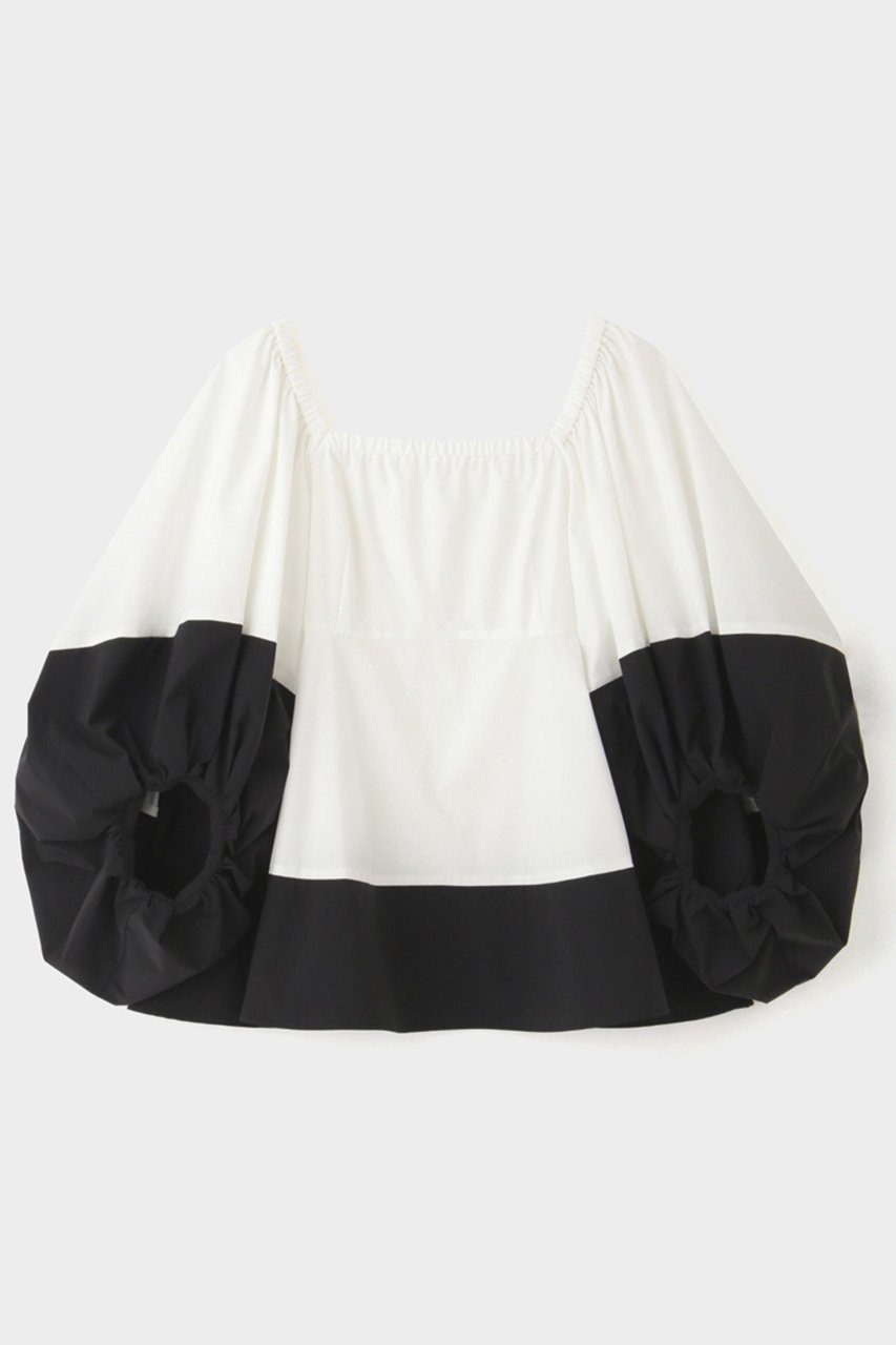 【ル フィル/LE PHIL】のSOLOTEXブロード配色ボリュームスリーブブラウス インテリア・キッズ・メンズ・レディースファッション・服の通販 founy(ファニー) ファッション Fashion レディースファッション Fashion for Women トップス・カットソー Cut & Sew Tops シャツ・ブラウス・オフィスカジュアル Elegant Blouses & Button-Ups ボリューム袖・フリルスリーブブラウス Voluminous & Ruffle Sleeves / Puffy Sleeve Tops おすすめ Recommended / Our Picks スリーブ Sleeve, Long Sleeve / Short Sleeve バランス Balance, Style Balance ビッグ Big, Oversized フェミニン Feminine, Girly ブロード Broadcloth, Fine Cotton ロング Long, Long-Length 定番 Standard, Basic Item ホワイト|ID: prp329100004573899 ipo3291000000036071128