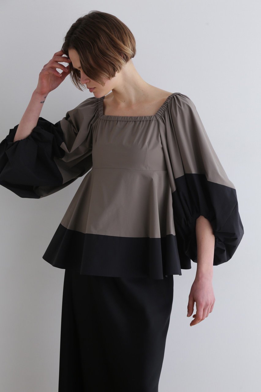 【ル フィル/LE PHIL】のSOLOTEXブロード配色ボリュームスリーブブラウス 人気、トレンドファッション・服の通販 founy(ファニー) ファッション Fashion レディースファッション Fashion for Women トップス・カットソー Cut & Sew Tops シャツ・ブラウス・オフィスカジュアル Elegant Blouses & Button-Ups ボリューム袖・フリルスリーブブラウス Voluminous & Ruffle Sleeves / Puffy Sleeve Tops おすすめ Recommended / Our Picks スリーブ Sleeve, Long Sleeve / Short Sleeve バランス Balance, Style Balance ビッグ Big, Oversized フェミニン Feminine, Girly ブロード Broadcloth, Fine Cotton ロング Long, Long-Length 定番 Standard, Basic Item other-6|ID: prp329100004573899 ipo3291000000036071138