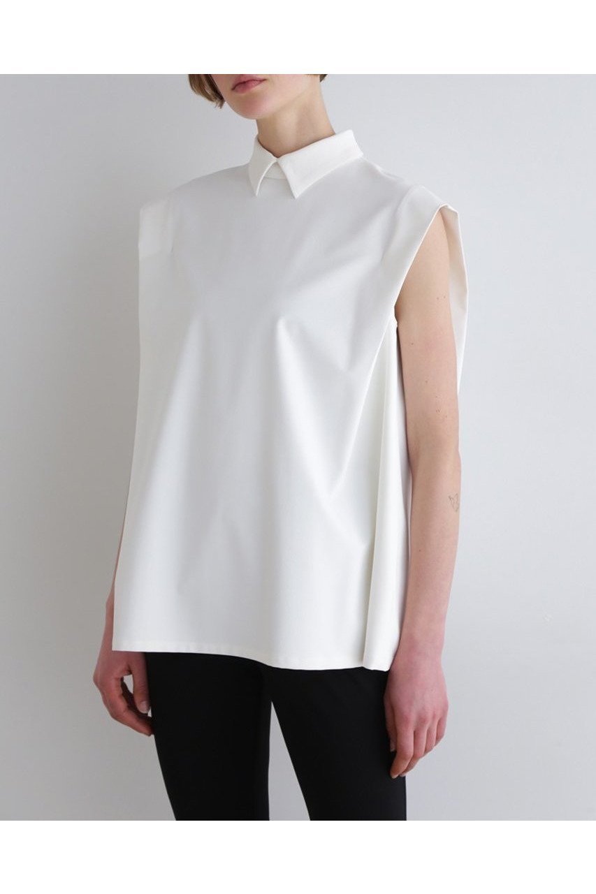 【ル フィル/LE PHIL】のストレッチオックスノースリーブブラウス 人気、トレンドファッション・服の通販 founy(ファニー) 　ファッション　Fashion　レディースファッション　WOMEN　トップス・カットソー　Tops/Tshirt　キャミソール / ノースリーブ　No Sleeves　シャツ/ブラウス　Shirts/Blouses　おすすめ　Recommend　コンパクト　Compact　ストレッチ　Stretch　ノースリーブ　No Sleeve　パターン　Pattern　エレガント 上品　Elegant　夏　Summer　other-8|ID: prp329100004573900 ipo3291000000032376281