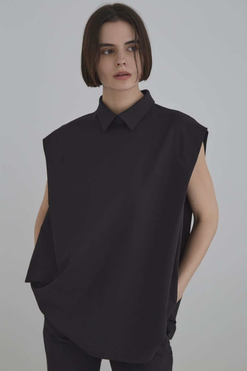 【ル フィル/LE PHIL】のストレッチオックスノースリーブブラウス 人気、トレンドファッション・服の通販 founy(ファニー) 　ファッション　Fashion　レディースファッション　Fashion for Women　トップス・カットソー　Cut & Sew Tops　キャミソール&ノースリーブ　Camisoles & Sleeveless Tops　シャツ・ブラウス・オフィスカジュアル　Elegant Blouses & Button-Ups　おすすめ　Recommended / Our Picks　コンパクト　Compact, Small Size　ストレッチ　Stretch, Stretchy Fabric　ノースリーブ　Sleeveless, No-Sleeve　パターン　Pattern, Design Print　エレガント 上品　Elegant　夏　Summer　other-4|ID: prp329100004573900 ipo3291000000035309213