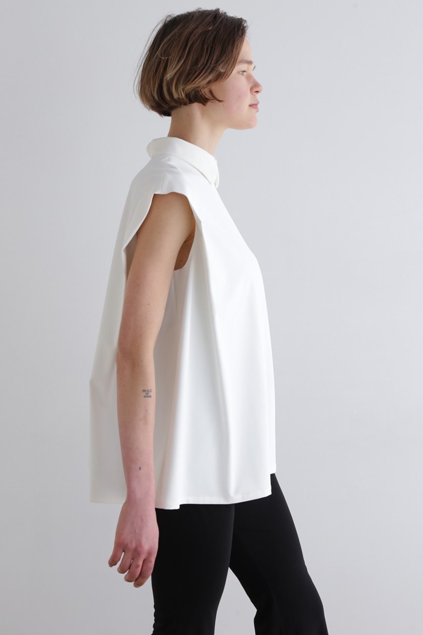 【ル フィル/LE PHIL】のストレッチオックスノースリーブブラウス 人気、トレンドファッション・服の通販 founy(ファニー) 　ファッション　Fashion　レディースファッション　Fashion for Women　トップス・カットソー　Cut & Sew Tops　キャミソール&ノースリーブ　Camisoles & Sleeveless Tops　シャツ・ブラウス・オフィスカジュアル　Elegant Blouses & Button-Ups　おすすめ　Recommended / Our Picks　コンパクト　Compact, Small Size　ストレッチ　Stretch, Stretchy Fabric　ノースリーブ　Sleeveless, No-Sleeve　パターン　Pattern, Design Print　エレガント 上品　Elegant　夏　Summer　other-6|ID: prp329100004573900 ipo3291000000036071156