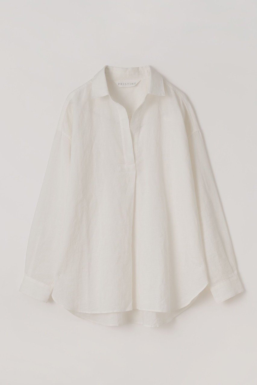 【プリスティン/PRISTINE】のCL38平織bigシャツ 人気、トレンドファッション・服の通販 founy(ファニー) 　ファッション　Fashion　レディースファッション　WOMEN　トップス・カットソー　Tops/Tshirt　シャツ/ブラウス　Shirts/Blouses　スリーブ　Sleeve　リネン　Linen　ロング　Long　夏　Summer　NEW・新作・新着・新入荷　New Arrivals　春　Spring　S/S・春夏　Ss・Spring/Summer　長袖　Long Sleeve　 other-1|ID: prp329100004573905 ipo3291000000032376308