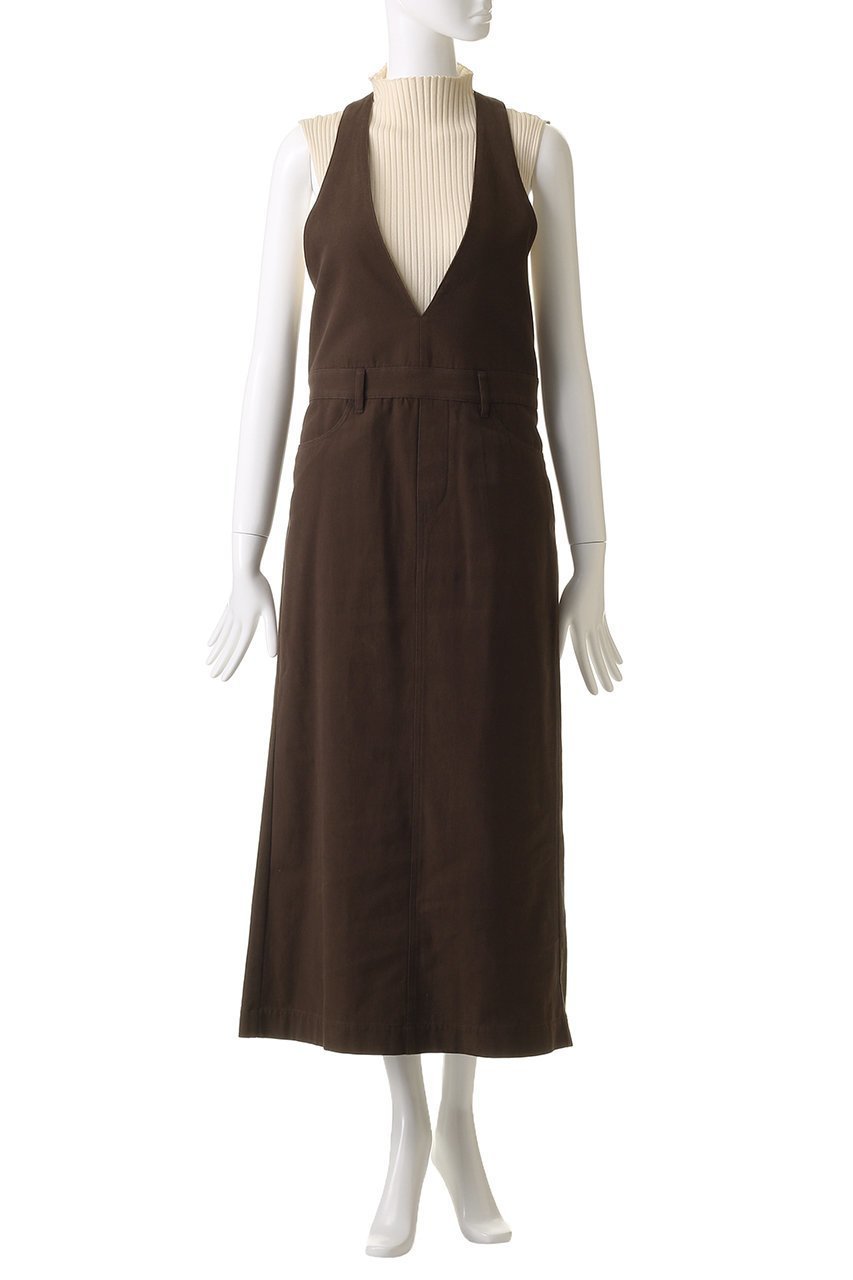 【クラネ/CLANE】のHALTER NECK LOW WAIST ONEPIECE/ワンピース 人気、トレンドファッション・服の通販 founy(ファニー) 　ファッション　Fashion　レディースファッション　Fashion for Women　ワンピース　Dresses　チュニック　Tunic Tops & Dresses　インナー　Innerwear　ストレート　Straight, Straight Cut　タンク　Tank Top, Sleeveless Top　チュニック　Tunic, Long Top　ロング　Long, Long-Length　other-6|ID: prp329100004573910 ipo3291000000035281343