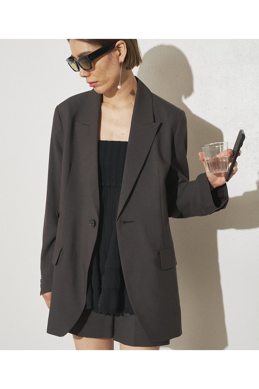 【ウィムガゼット/Whim Gazette】の【GEMINI】ジャケット インテリア・キッズ・メンズ・レディースファッション・服の通販 founy(ファニー) 　ファッション　Fashion　レディースファッション　Fashion for Women　アウター　Coat / Outerwear Collection　レディースジャケット・軽アウター　Jackets　おすすめ　Recommended / Our Picks　ショート　Short, Short Length　ジャケット　Jacket, Outerwear　セットアップ　Set-Up, Coordinated Outfit　ツイル　Twist, Twisted Detail　フロント　Front, Front Design　ブルゾン　Blouson, Bomber Jacket　ロング　Long, Long-Length　ブラウン|ID: prp329100004573912 ipo3291000000032475425