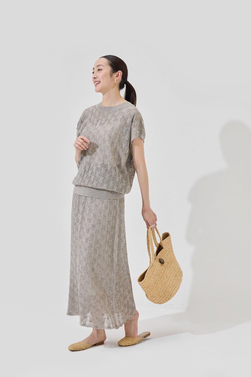 【プリスティン/PRISTINE】の爽ヤクレーシーニットベスト 人気、トレンドファッション・服の通販 founy(ファニー) 　ファッション　Fashion　レディースファッション　WOMEN　アウター　Coat Outerwear　ジャケット　Jackets　ジャケット　Jacket　ドロップ　Drop　ベスト　Vest　レーシー　Lacey　エレガント 上品　Elegant　夏　Summer　NEW・新作・新着・新入荷　New Arrivals　透かし　Watermark　other-7|ID: prp329100004573919 ipo3291000000032376424