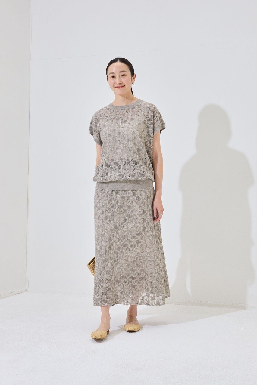 【プリスティン/PRISTINE】の爽ヤクレーシーニットベスト 人気、トレンドファッション・服の通販 founy(ファニー) 　ファッション　Fashion　レディースファッション　WOMEN　アウター　Coat Outerwear　ジャケット　Jackets　ジャケット　Jacket　ドロップ　Drop　ベスト　Vest　レーシー　Lacey　エレガント 上品　Elegant　夏　Summer　NEW・新作・新着・新入荷　New Arrivals　透かし　Watermark　other-8|ID: prp329100004573919 ipo3291000000032376425
