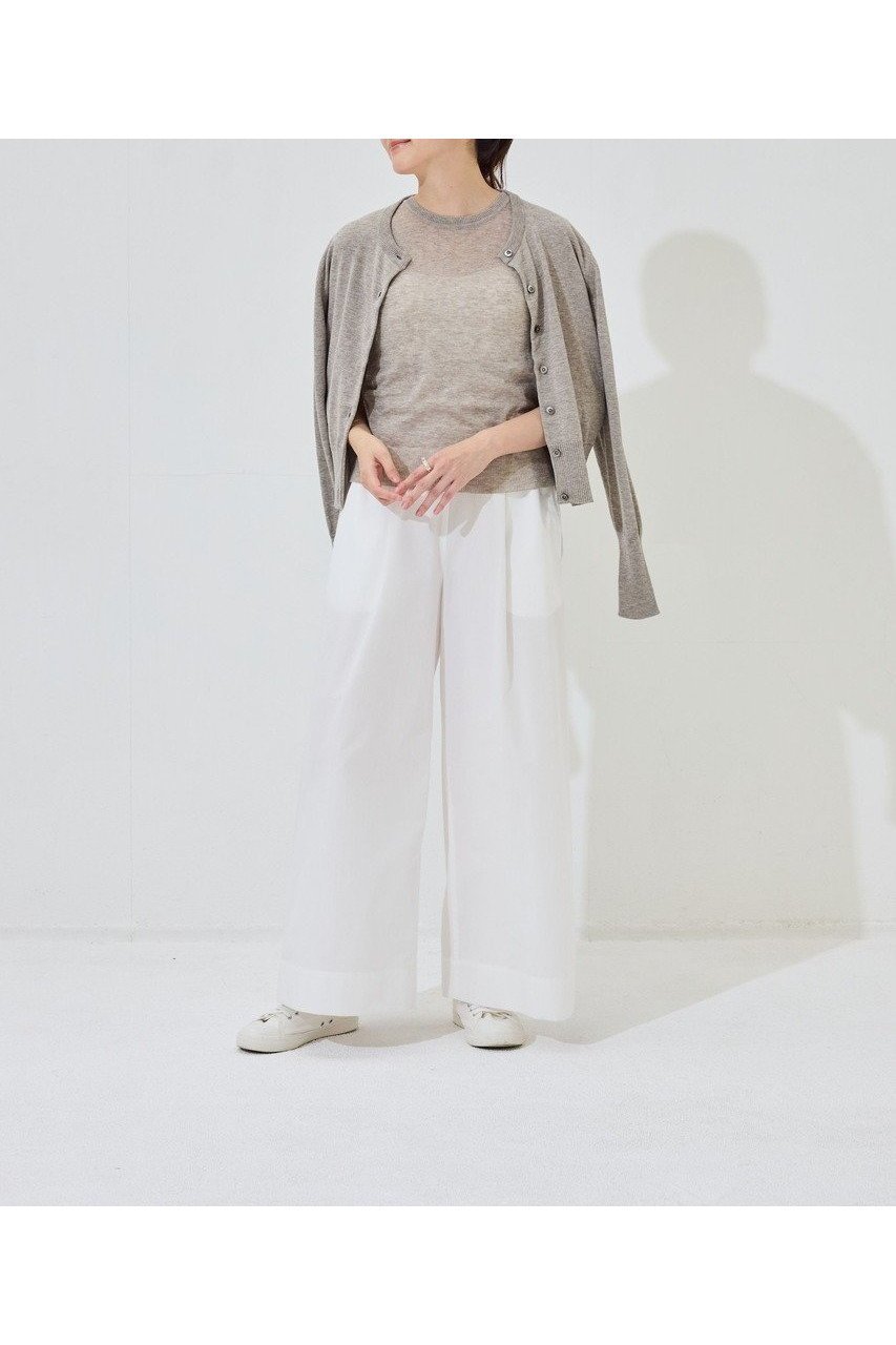 【プリスティン/PRISTINE】のポプリンタックワイドパンツ 人気、トレンドファッション・服の通販 founy(ファニー) 　ファッション　Fashion　レディースファッション　WOMEN　パンツ　Pants　ポケット　Pocket　リラックス　Relax　ワイド　Wide　人気　Popularity　夏　Summer　NEW・新作・新着・新入荷　New Arrivals　春　Spring　S/S・春夏　Ss・Spring/Summer　other-7|ID: prp329100004573921 ipo3291000000032376442