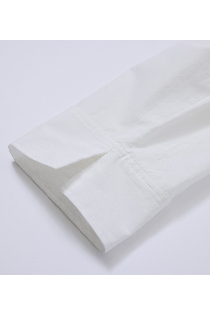 【プリスティン/PRISTINE】のポプリンノーカラーシャツ 人気、トレンドファッション・服の通販 founy(ファニー) 　ファッション　Fashion　レディースファッション　WOMEN　トップス・カットソー　Tops/Tshirt　シャツ/ブラウス　Shirts/Blouses　ロング / Tシャツ　T-Shirts　カットソー　Cut and Sewn　スリット　Slit　スリーブ　Sleeve　フロント　Front　リラックス　Relax　ロング　Long　人気　Popularity　夏　Summer　NEW・新作・新着・新入荷　New Arrivals　春　Spring　S/S・春夏　Ss・Spring/Summer　other-4|ID: prp329100004573922 ipo3291000000032376449
