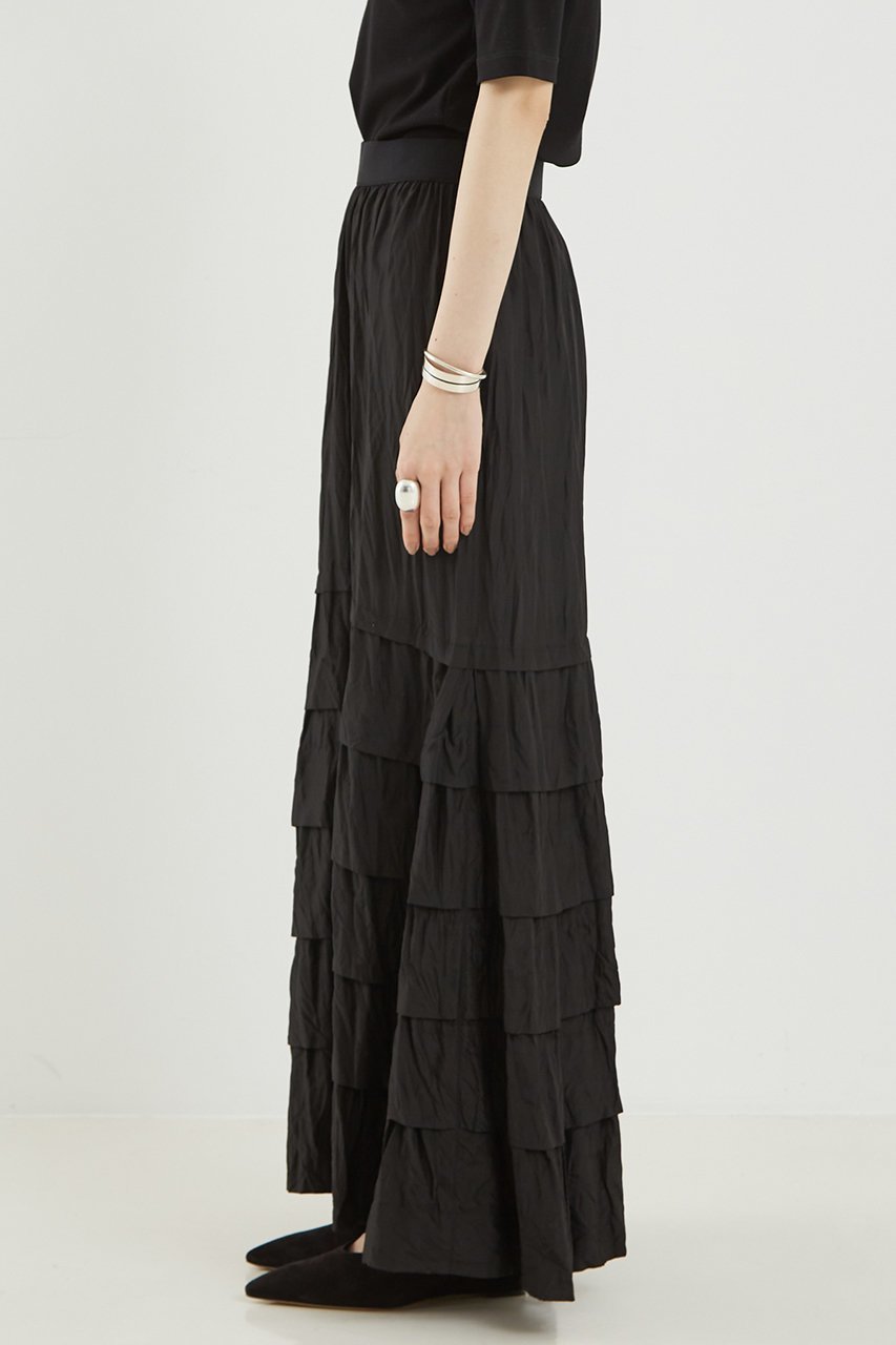 【ザ ストア バイ シー/THE STORE by C】のフリルスカート 人気、トレンドファッション・服の通販 founy(ファニー) 　ファッション　Fashion　レディースファッション　WOMEN　スカート　Skirt　ロングスカート　Long Skirt　ギャザー　Gather　シルク　Silk　シンプル　Simple　フリル　Frills　ロング　Long　ワッシャー　Washer　夏　Summer　NEW・新作・新着・新入荷　New Arrivals　other-7|ID: prp329100004573926 ipo3291000000032376506