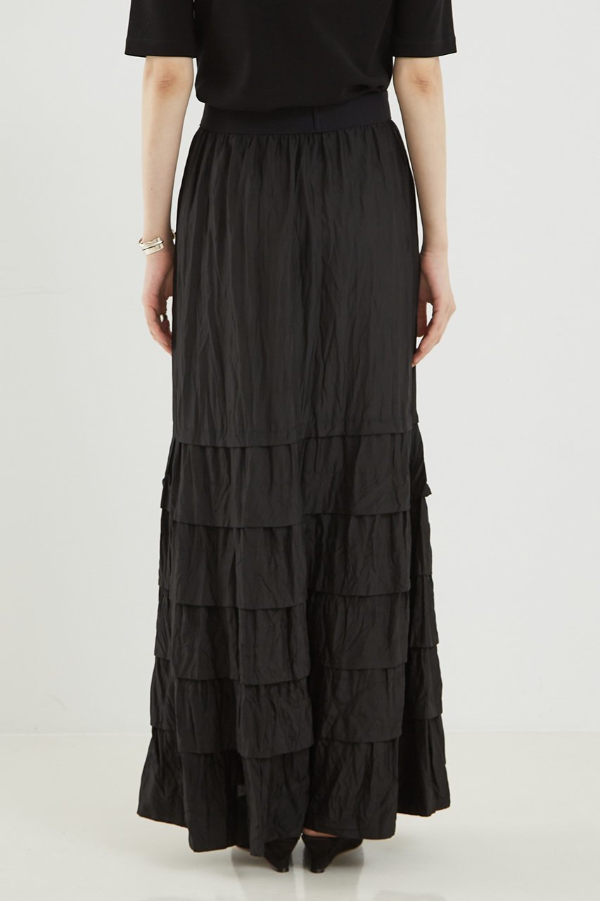 【ザ ストア バイ シー/THE STORE by C】のフリルスカート 人気、トレンドファッション・服の通販 founy(ファニー) 　ファッション　Fashion　レディースファッション　Fashion for Women　スカート　Skirts　ロングスカート　Long Skirts / Maxi & Midi Skirts　ギャザー　Gathered, Ruffled　シルク　Silk, 100% Silk　シンプル　Simple, Minimal　フリル　Frill, Ruffle　ロング　Long, Long-Length　ワッシャー　Washer, Crinkled Finish　夏　Summer　other-8|ID: prp329100004573926 ipo3291000000036201179