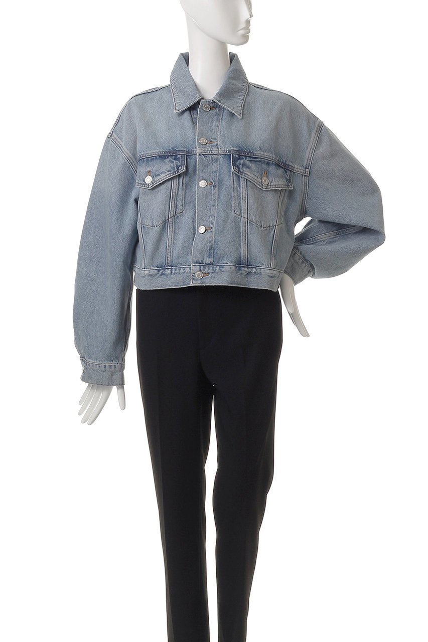 【シチズンズ オブ ヒューマニティー/CITIZENS OF HUMANITY】の【AGOLDE】PALMER デニムジャケット 人気、トレンドファッション・服の通販 founy(ファニー) 　ファッション　Fashion　レディースファッション　Fashion for Women　アウター　Coat / Outerwear Collection　レディースジャケット・軽アウター　Jackets　デニムジャケット / カジュアルアウター　Denim Jackets　パンツ　Pants & Trousers　デニムパンツ・ジーンズ・美脚デニム　Denim Jeans & Pants　2025年　2025　2025-2026秋冬・A/W　Autumn/Winter 2025–26 AW25–26　ショート　Short, Short Length　ジャケット　Jacket, Outerwear　デニム　Denim, Jeans Material　バランス　Balance, Style Balance　フェミニン　Feminine, Girly　A/W・秋冬　Autumn/Winter　other-2|ID: prp329100004574844 ipo3291000000032387268