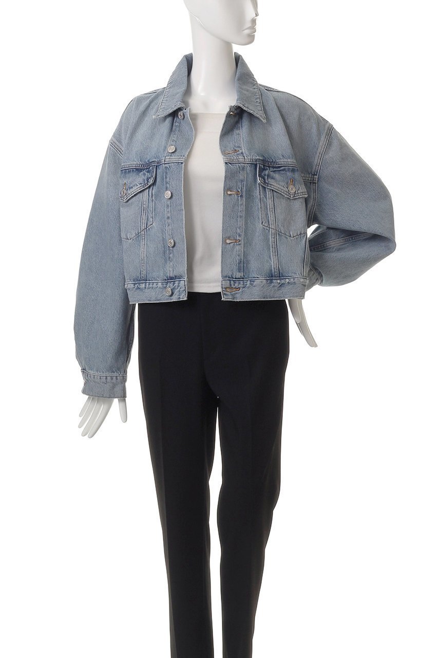 【シチズンズ オブ ヒューマニティー/CITIZENS OF HUMANITY】の【AGOLDE】PALMER デニムジャケット 人気、トレンドファッション・服の通販 founy(ファニー) 　ファッション　Fashion　レディースファッション　Fashion for Women　アウター　Coat / Outerwear Collection　レディースジャケット・軽アウター　Jackets　デニムジャケット / カジュアルアウター　Denim Jackets　パンツ　Pants & Trousers　デニムパンツ・ジーンズ・美脚デニム　Denim Jeans & Pants　2025年　2025　2025-2026秋冬・A/W　Autumn/Winter 2025–26 AW25–26　ショート　Short, Short Length　ジャケット　Jacket, Outerwear　デニム　Denim, Jeans Material　バランス　Balance, Style Balance　フェミニン　Feminine, Girly　A/W・秋冬　Autumn/Winter　other-7|ID: prp329100004574844 ipo3291000000032387273