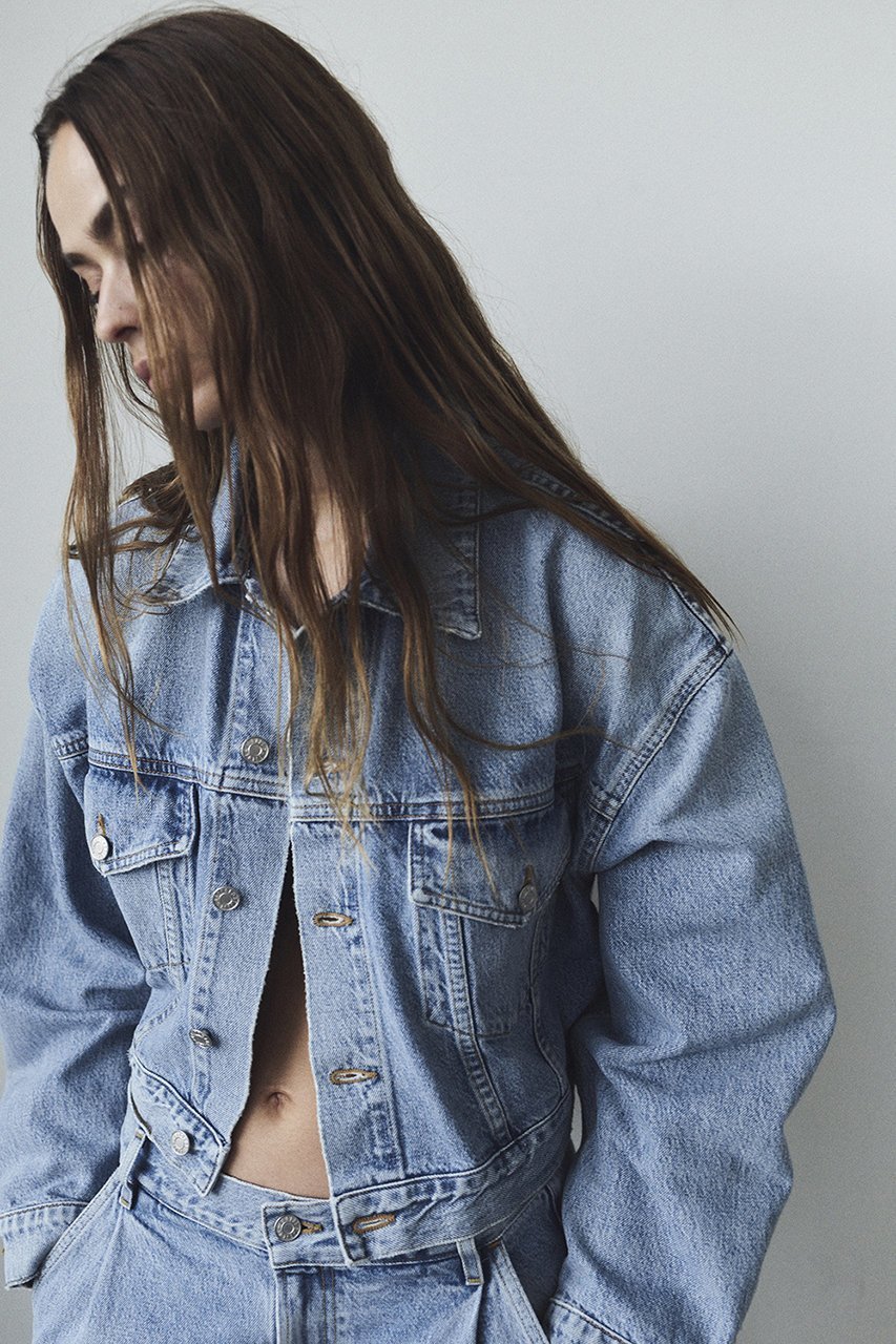 【シチズンズ オブ ヒューマニティー/CITIZENS OF HUMANITY】の【AGOLDE】PALMER デニムジャケット 人気、トレンドファッション・服の通販 founy(ファニー) 　ファッション　Fashion　レディースファッション　Fashion for Women　アウター　Coat / Outerwear Collection　レディースジャケット・軽アウター　Jackets　デニムジャケット / カジュアルアウター　Denim Jackets　ショート　Short, Short Length　ジャケット　Jacket, Outerwear　デニム　Denim, Jeans Material　バランス　Balance, Style Balance　フェミニン　Feminine, Girly　other-8|ID: prp329100004574844 ipo3291000000035557595