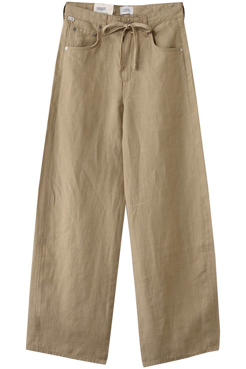 【シチズンズ オブ ヒューマニティー/CITIZENS OF HUMANITY】のBRYNN ドローストリングリネンパンツ インテリア・キッズ・メンズ・レディースファッション・服の通販 founy(ファニー) ファッション Fashion レディースファッション Fashion for Women パンツ Pants & Trousers おすすめ Recommended / Our Picks スウェット / スエット Sweatshirt, Sweatwear ストレート Straight, Straight Cut ドローストリング Drawstring, Pull Cord リネン Linen, Linen Fabric レース Lace, Lace Fabric ワイド Wide, Wide Fit 新作・新入荷 New Arrivals / New In GOBI|ID: prp329100004574845 ipo3291000000036804521