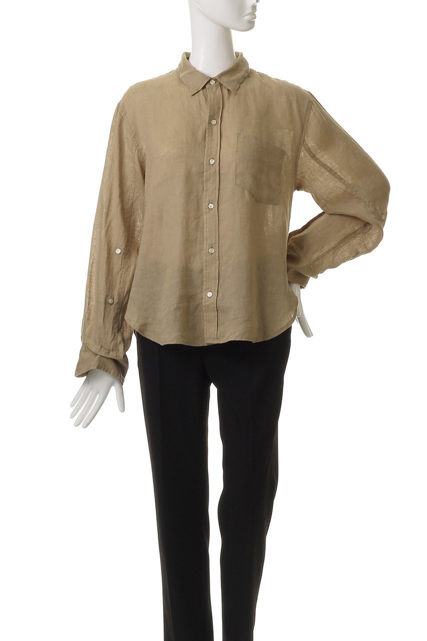 【シチズンズ オブ ヒューマニティー/CITIZENS OF HUMANITY】のKAYLA shrunken リネンシャツ 人気、トレンドファッション・服の通販 founy(ファニー) 　ファッション　Fashion　レディースファッション　Fashion for Women　トップス・カットソー　Cut & Sew Tops　シャツ・ブラウス・オフィスカジュアル　Elegant Blouses & Button-Ups　スリーブ　Sleeve, Long Sleeve / Short Sleeve　リネン　Linen, Linen Fabric　ロング　Long, Long-Length　羽織　Haori, Light Jacket　other-2|ID: prp329100004574846 ipo3291000000036233955