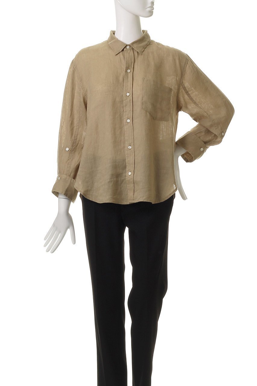 【シチズンズ オブ ヒューマニティー/CITIZENS OF HUMANITY】のKAYLA shrunken リネンシャツ 人気、トレンドファッション・服の通販 founy(ファニー) 　ファッション　Fashion　レディースファッション　Fashion for Women　トップス・カットソー　Cut & Sew Tops　シャツ・ブラウス・オフィスカジュアル　Elegant Blouses & Button-Ups　スリーブ　Sleeve, Long Sleeve / Short Sleeve　リネン　Linen, Linen Fabric　ロング　Long, Long-Length　羽織　Haori, Light Jacket　other-7|ID: prp329100004574846 ipo3291000000036233960