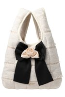 【ミュベール/MUVEIL】のローズコサージュバッグ 人気、トレンドファッション・服の通販 founy(ファニー) ファッション Fashion レディースファッション Fashion for Women バッグ Bags フォルム Silhouette, Form ポケット Pocket, Pocket Detail リップ Lip, Lip Motif リボン Ribbon, Bow A/W・秋冬 Autumn/Winter |ID:prp329100004574852