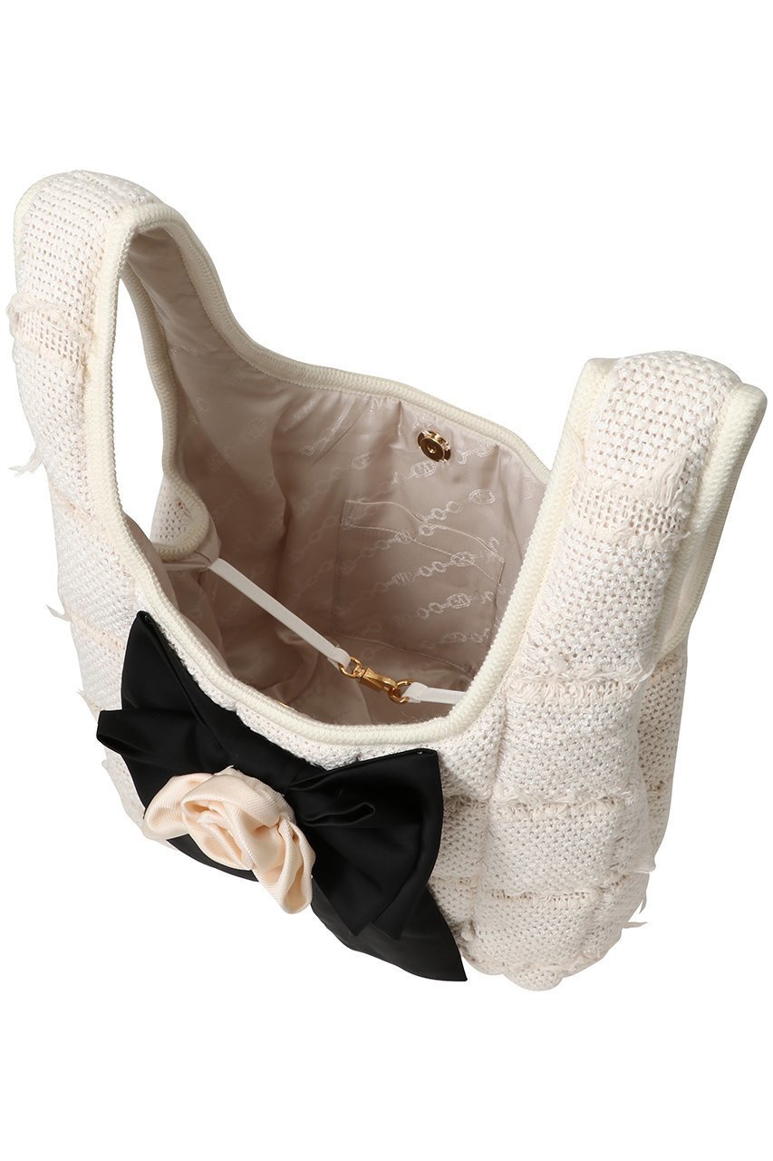 【ミュベール/MUVEIL】のローズコサージュバッグ 人気、トレンドファッション・服の通販 founy(ファニー) ファッション Fashion レディースファッション Fashion for Women バッグ Bags フォルム Silhouette, Form ポケット Pocket, Pocket Detail リップ Lip, Lip Motif リボン Ribbon, Bow A/W・秋冬 Autumn/Winter other-5|ID: prp329100004574852 ipo3291000000035264741