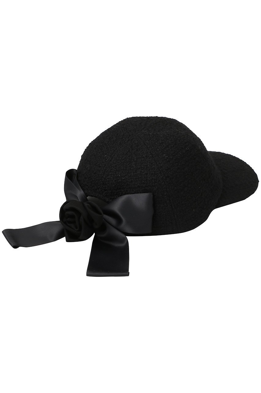 【ミュベール/MUVEIL】のローズコサージュキャップ 人気、トレンドファッション・服の通販 founy(ファニー) 　ファッション　Fashion　レディースファッション　Fashion for Women　キャップ&ハット　Hats & Caps　キャップ　Cap, Baseball Cap　ツイード　Twill, Twill Weave　ハンド　Hand, Handmade　フェミニン　Feminine, Girly　リボン　Ribbon, Bow　エレガント 上品　Elegant　帽子　Hat, Headwear　other-3|ID: prp329100004574854 ipo3291000000036234750