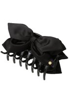 【ミュベール/MUVEIL】のリボンクリップ 人気、トレンドファッション・服の通販 founy(ファニー) ファッション Fashion レディースファッション WOMEN シュシュ / ヘアアクセ Hair Accessories 2025年 2025 アクセサリー Accessories サテン Satin ハンド Hand バレッタ Valletta リボン Ribbon ロング Long A/W・秋冬 Aw・Autumn/Winter・Fw・Fall-Winter thumbnail ブラック|ID: prp329100004574855 ipo3291000000032387356