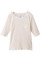 【ミュベール/MUVEIL】のフラワーレース付きハートパッチTシャツ 人気、トレンドファッション・服の通販 founy(ファニー) ファッション Fashion レディースファッション Fashion for Women トップス・カットソー Cut & Sew Tops シャツ・ブラウス・オフィスカジュアル Elegant Blouses & Button-Ups ロングTシャツ・Tシャツ Longline T-Shirts & Tees カットソー・ベーシックTシャツ Cut-and-Sewn Tops / Stretch Tees & Basics インナー Innerwear ショート Short, Short Length シンプル Simple, Minimal スリーブ Sleeve, Long Sleeve / Short Sleeve パッチ Patch, Appliqué フラワー Flower, Floral レース Lace, Lace Fabric ワイド Wide, Wide Fit |ID:prp329100004575710