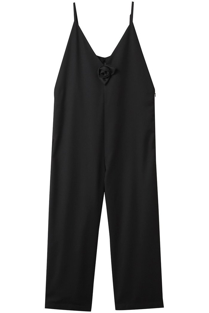 【ミュベール/MUVEIL】のローズコサージュサロペット インテリア・キッズ・メンズ・レディースファッション・服の通販 founy(ファニー) https://founy.com/ ファッション Fashion レディースファッション Fashion for Women パンツ Pants & Trousers カッティング Cutting Detail サロペット Overalls, Salopette ハンド Hand, Handmade フェミニン Feminine, Girly |ID: prp329100004575715 ipo3291000000036116550