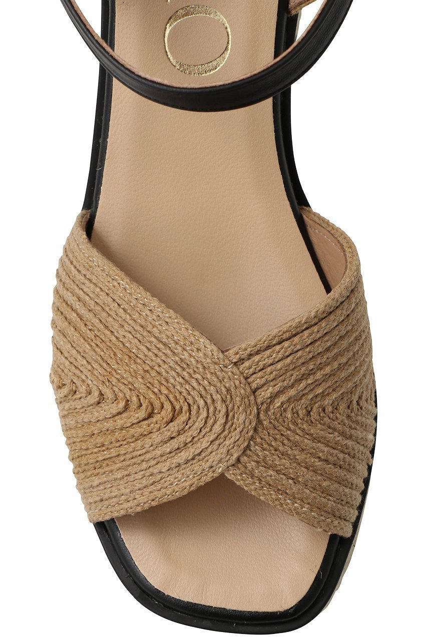 【エスメラルダ/Esmeralda】の【GAIMO】ラフィアクロスサンダル/MARIEVA 人気、トレンドファッション・服の通販 founy(ファニー) 　ファッション　Fashion　レディースファッション　Fashion for Women　サンダル　Sandals, Summer Shoes　フォルム　Silhouette, Form　ラフィア　Raffia, Natural Straw　リゾート　Resort, Vacation Style　other-4|ID: prp329100004575719 ipo3291000000035058945