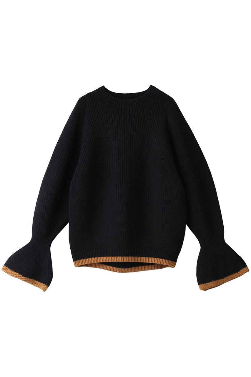 【ネテネ/NETENE】のRECYCLE WOOL クルーニットプルオーバー インテリア・キッズ・メンズ・レディースファッション・服の通販 founy(ファニー) 　ファッション　Fashion　レディースファッション　WOMEN　トップス・カットソー　Tops/Tshirt　ニット　Knit Tops　プルオーバー　Pullover　シンプル　Simple　ディープシー|ID: prp329100004576601 ipo3291000000032412350