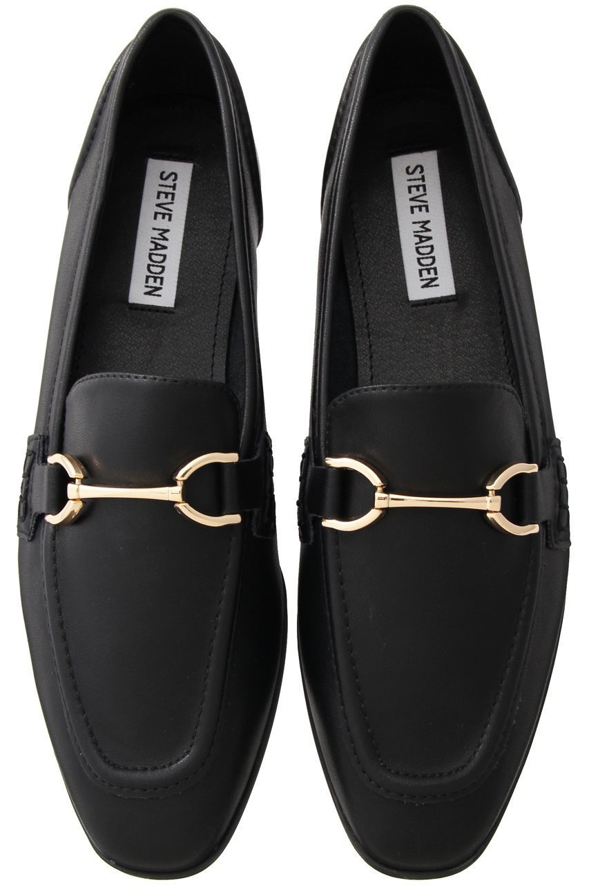 【スティーブマデン/STEVE MADDEN】のCARRINE ビットフラットローファー インテリア・キッズ・メンズ・レディースファッション・服の通販 founy(ファニー) 　ファッション　Fashion　レディースファッション　WOMEN　クラシカル　Classical　シューズ　Shoes　フラット　Flat　リュクス　Luxe　ブラック|ID: prp329100004576602 ipo3291000000032412357