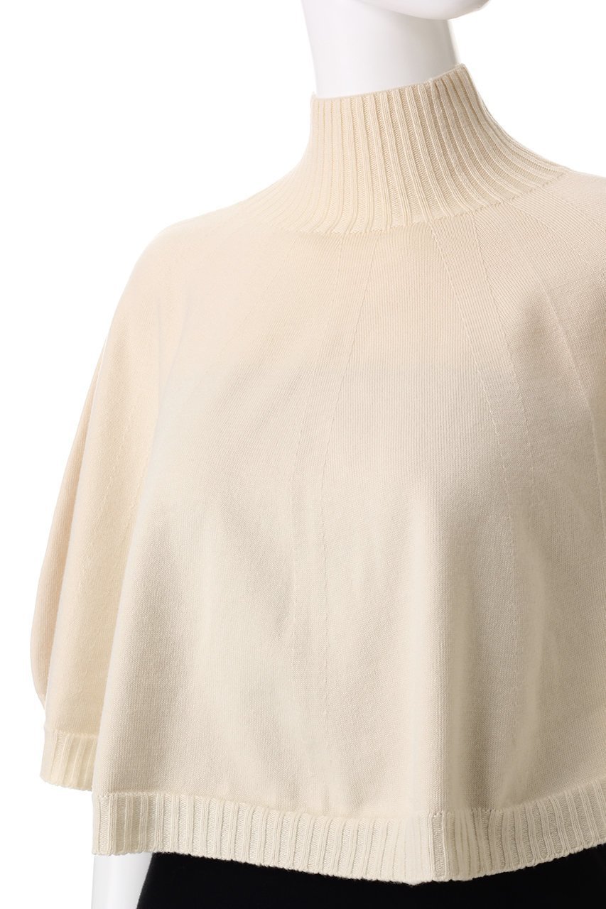 【ネテネ/NETENE】のコンフィニットポンチョ 人気、トレンドファッション・服の通販 founy(ファニー) 　ファッション　Fashion　レディースファッション　WOMEN　トップス・カットソー　Tops/Tshirt　ニット　Knit Tops　プルオーバー　Pullover　ショート　Short　ハイネック　High Neck　ポンチョ　Poncho　other-5|ID: prp329100004576606 ipo3291000000032412402