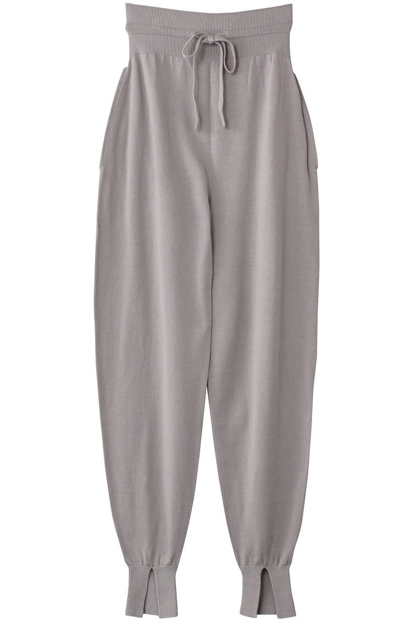 【ネテネ/NETENE】のコンフィニットジョガーパンツ インテリア・キッズ・メンズ・レディースファッション・服の通販 founy(ファニー) 　ファッション　Fashion　レディースファッション　Fashion for Women　パンツ　Pants & Trousers　お家時間・ステイホーム　Stay Home / At Home　シンプル　Simple, Minimal　スタイリッシュ　Stylish, Fashionable　旅行　Travel　ミストグレー|ID: prp329100004576607 ipo3291000000034462905