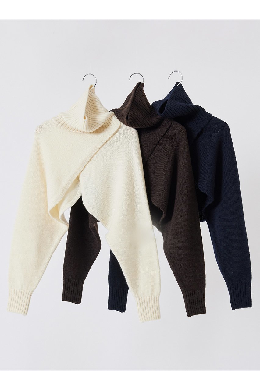 【ネテネ/NETENE】のタートルニットボレロ 人気、トレンドファッション・服の通販 founy(ファニー) 　ファッション　Fashion　レディースファッション　Fashion for Women　トップス・カットソー　Cut & Sew Tops　ニット　Knit Tops & Sweaters　カジュアルプルオーバー・ニットトップス　Pullovers & Knit Tops / Casual Pullovers　other-3|ID: prp329100004576613 ipo3291000000032958902