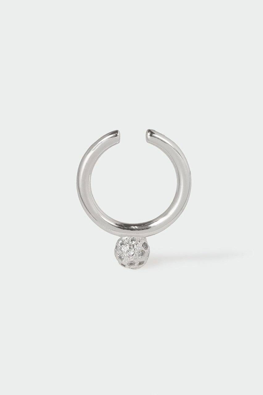 【アヤミ ジュエリー/AYAMI jewelry】のTiny Pave Ball イヤーカフ(片耳用) インテリア・キッズ・メンズ・レディースファッション・服の通販 founy(ファニー) 　ファッション　Fashion　レディースファッション　WOMEN　ジュエリー　Jewelry　リング　Rings　イヤリング　Earrings　おすすめ　Recommend　イヤリング　Earrings　イヤーカフ　Ear Cuff　ギフト プレゼント　Gift Present　トレンド　Trend　エレガント 上品　Elegant　NEW・新作・新着・新入荷　New Arrivals　片耳　One Ear　シルバー|ID: prp329100004576615 ipo3291000000032412468